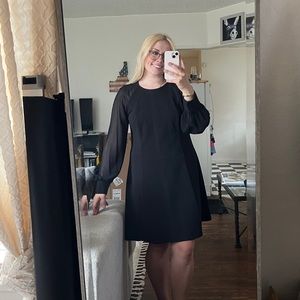 Calvin Klein Black Long Sleeve Dress